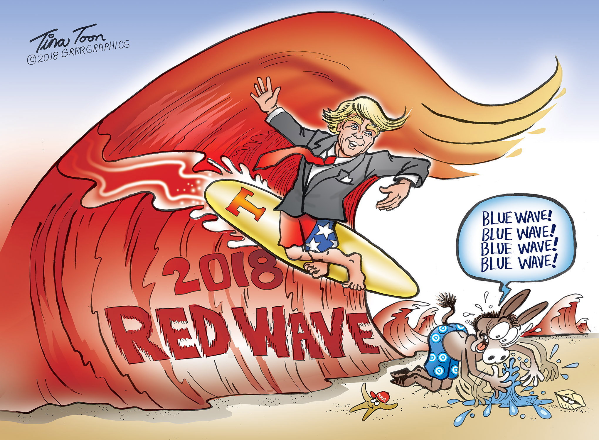 Catch the Red Wave 2018 – Grrr Graphics2040 x 1500