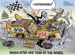 Resident Biden "Outperforms"