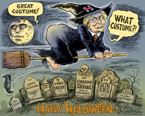 Hillary's Halloween Tricks