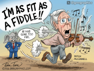 Mitch McConnell Is Fit As A Fiddle
