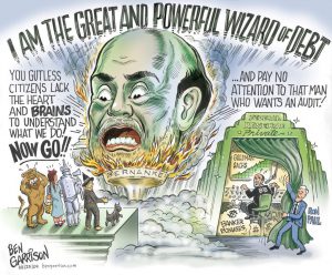 Wizard of Debt cartoon by Ben Garrison
