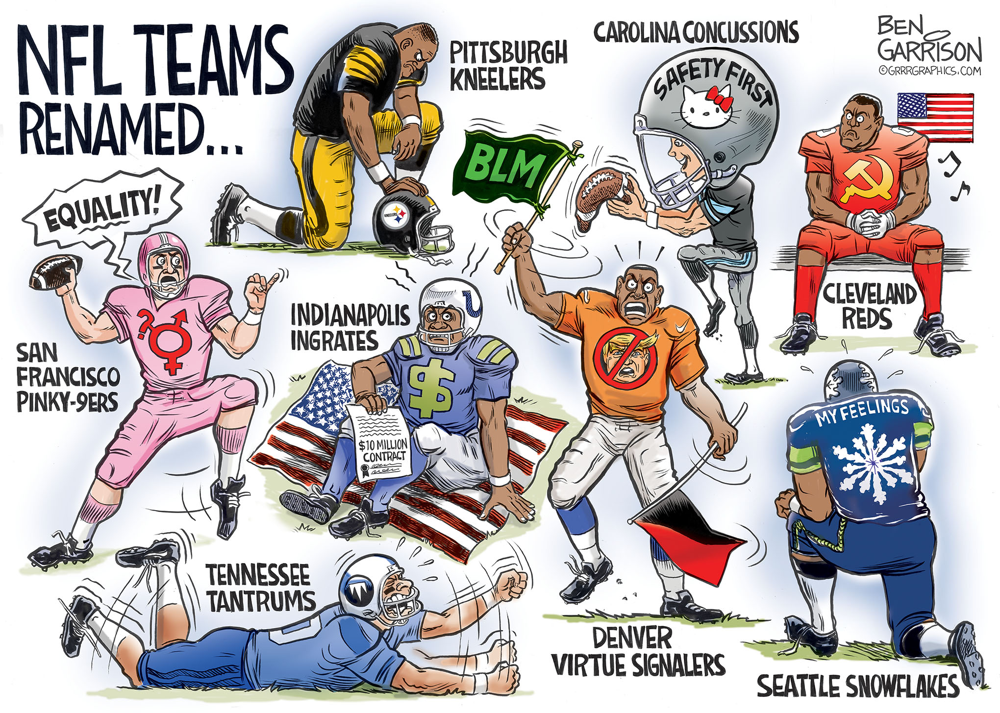 NFL Teams Renamed - Grrr Graphics