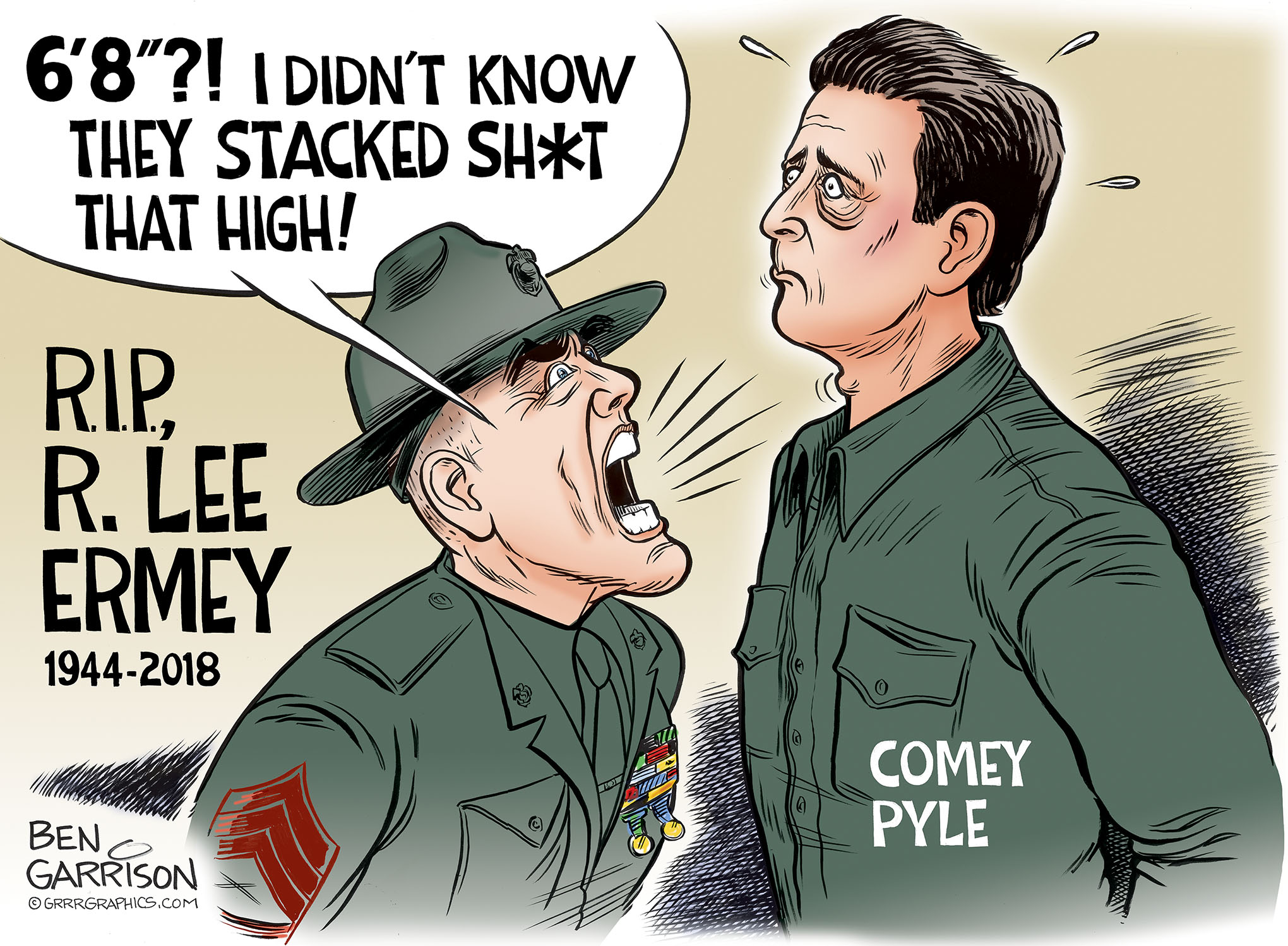 R.I.P R. Lee Ermey.