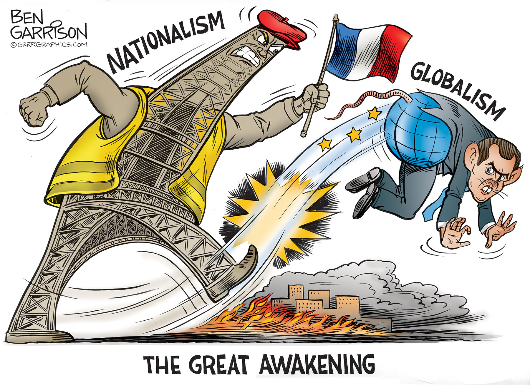 Nationalism Political Cartoon