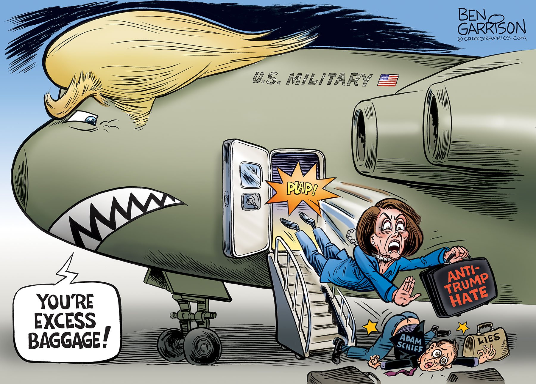 Image result for cancel pelosi travel cartoon