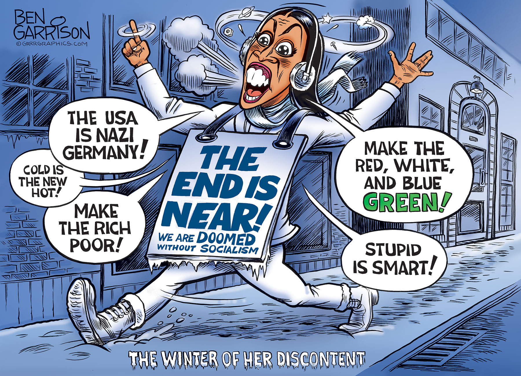 Image result for AOC cartoons