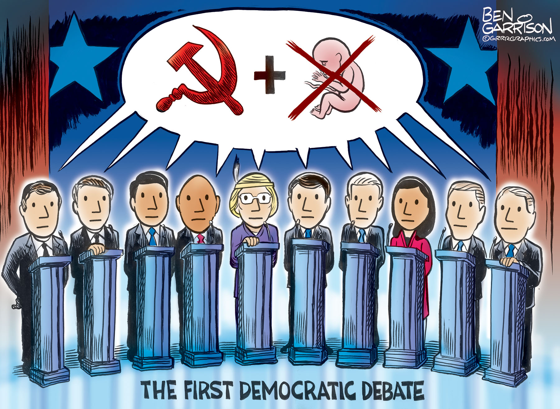 Democrat Debate 2019 – Grrr Graphics