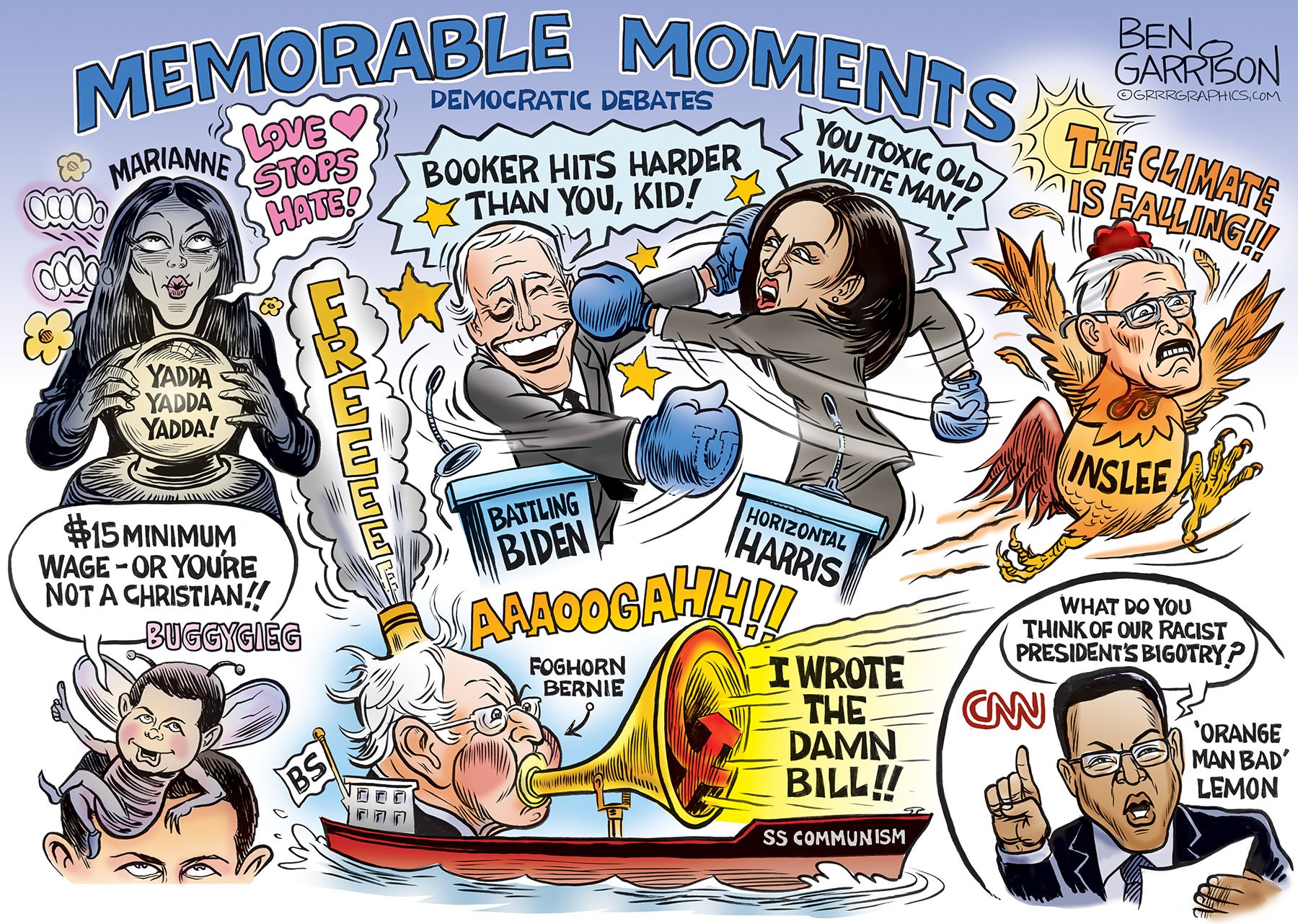 democrat-debates-memorable-moments-grrrgraphics