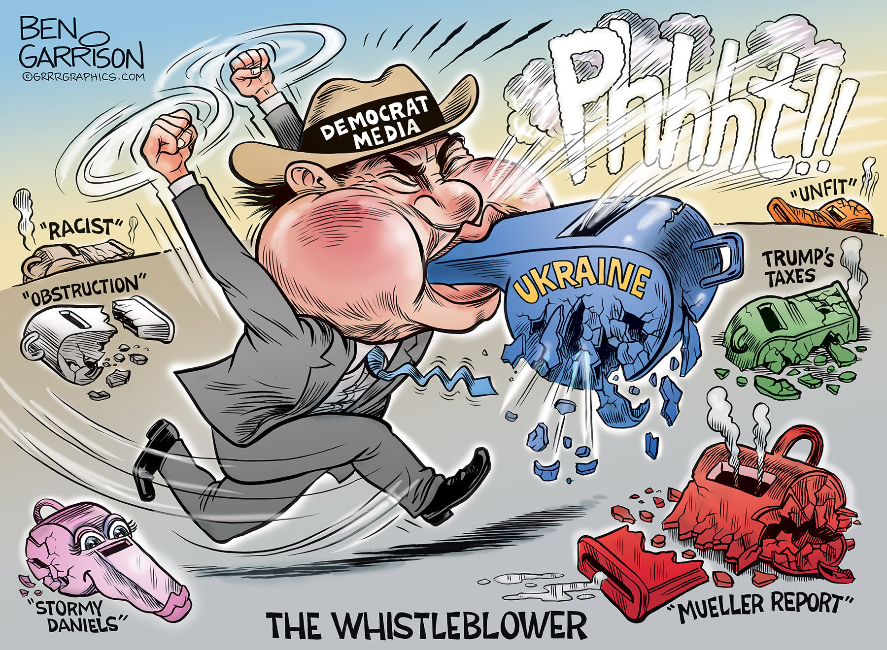 Image result for cartoons about the ukraine 'whistleblower'"