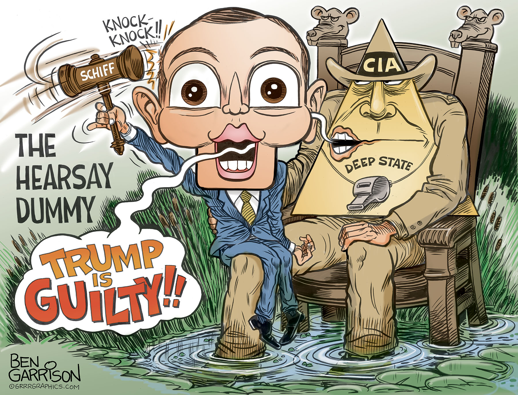 The Hearsay Dummy - Grrr Graphics - Ben Garrison Cartoon ...