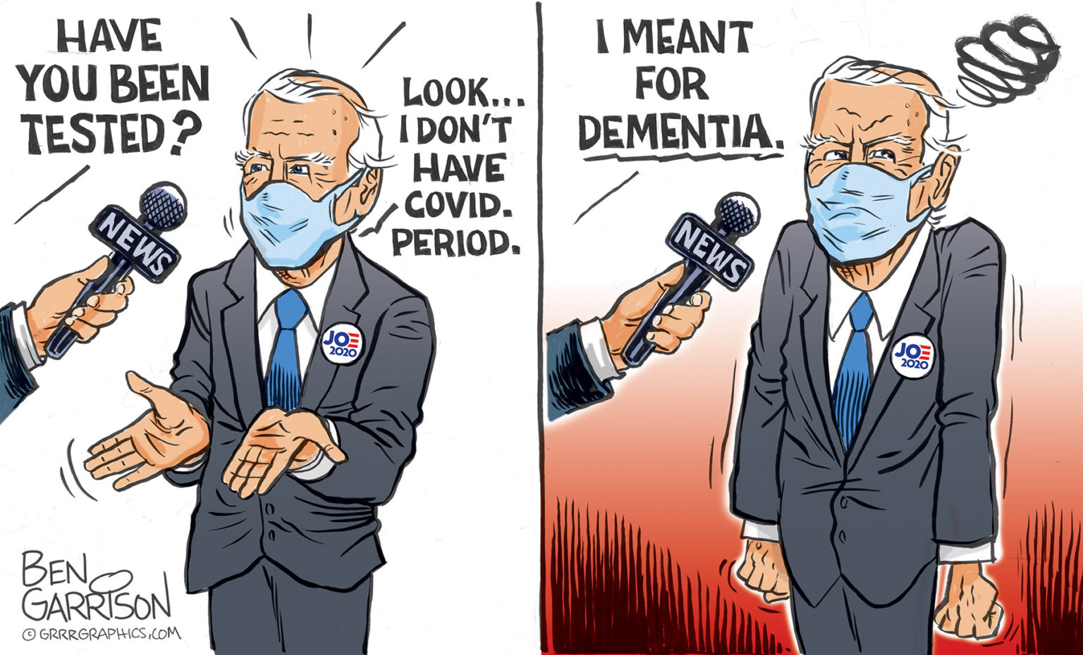 Will Joe Biden Get Tested? – Grrr Graphics