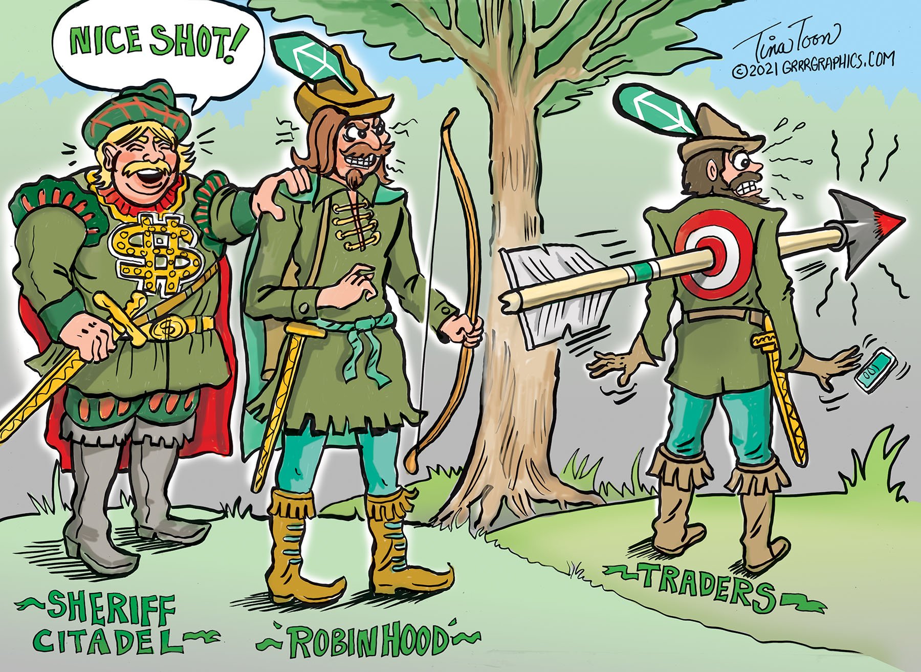 Кто написал robin hood and the sheriff