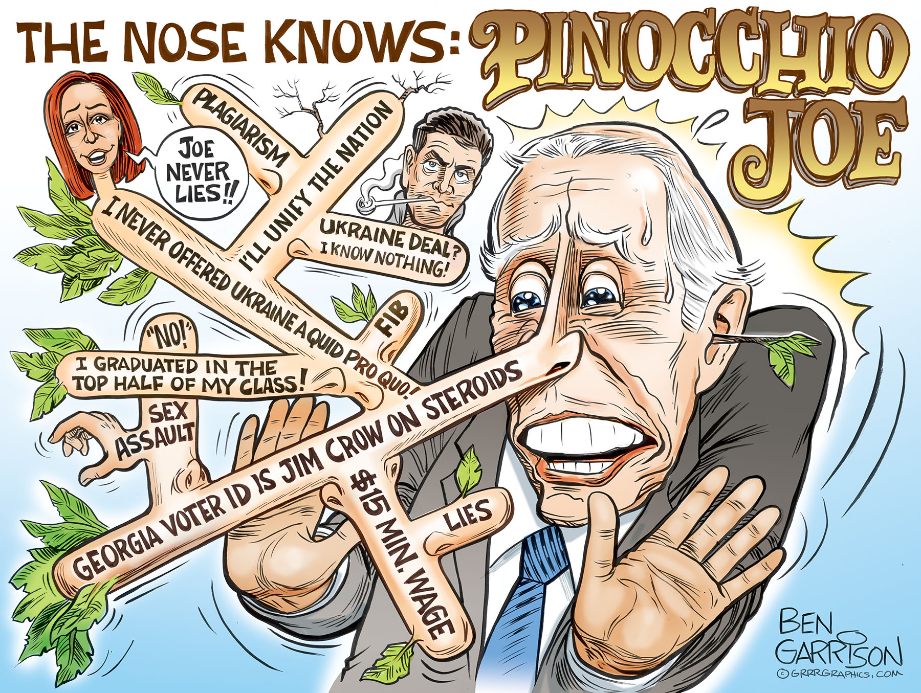 Pinocchio Joe – Ben Garrison Cartoon | LaptrinhX / News