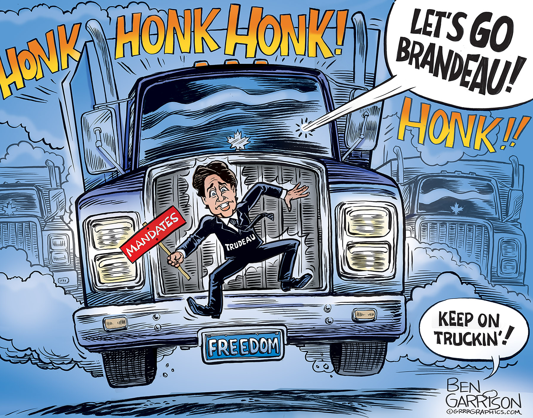 convoy truck cartoon