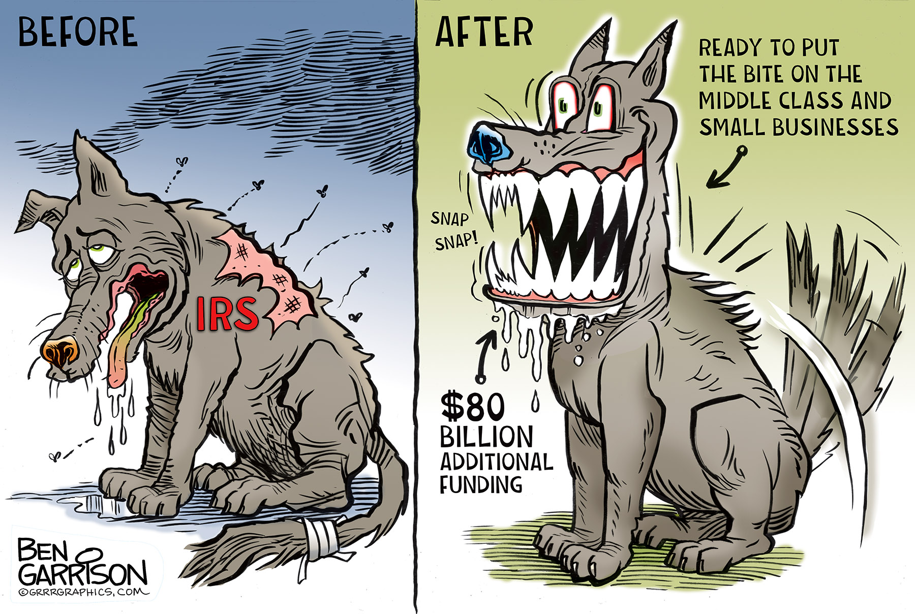Bad Dog, Worse Dog- The IRS Ready To Bite Middleclass