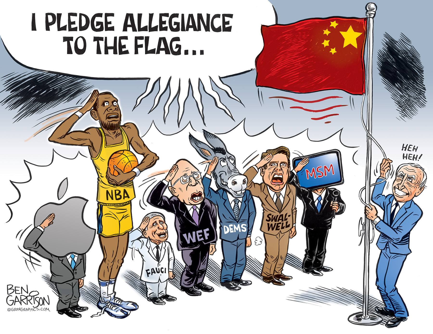 Which Flag Do They Pledge Allegiance to?