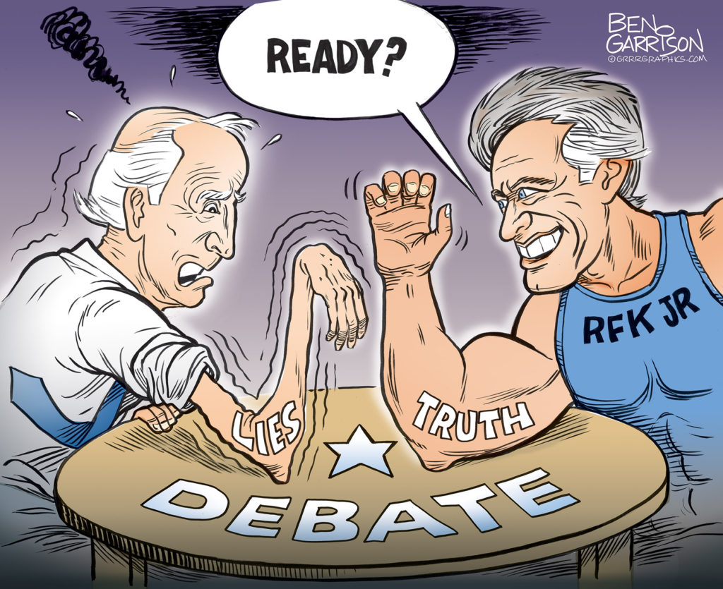 The Joe Biden RFK Jr 2024 Debate GrrrGraphics