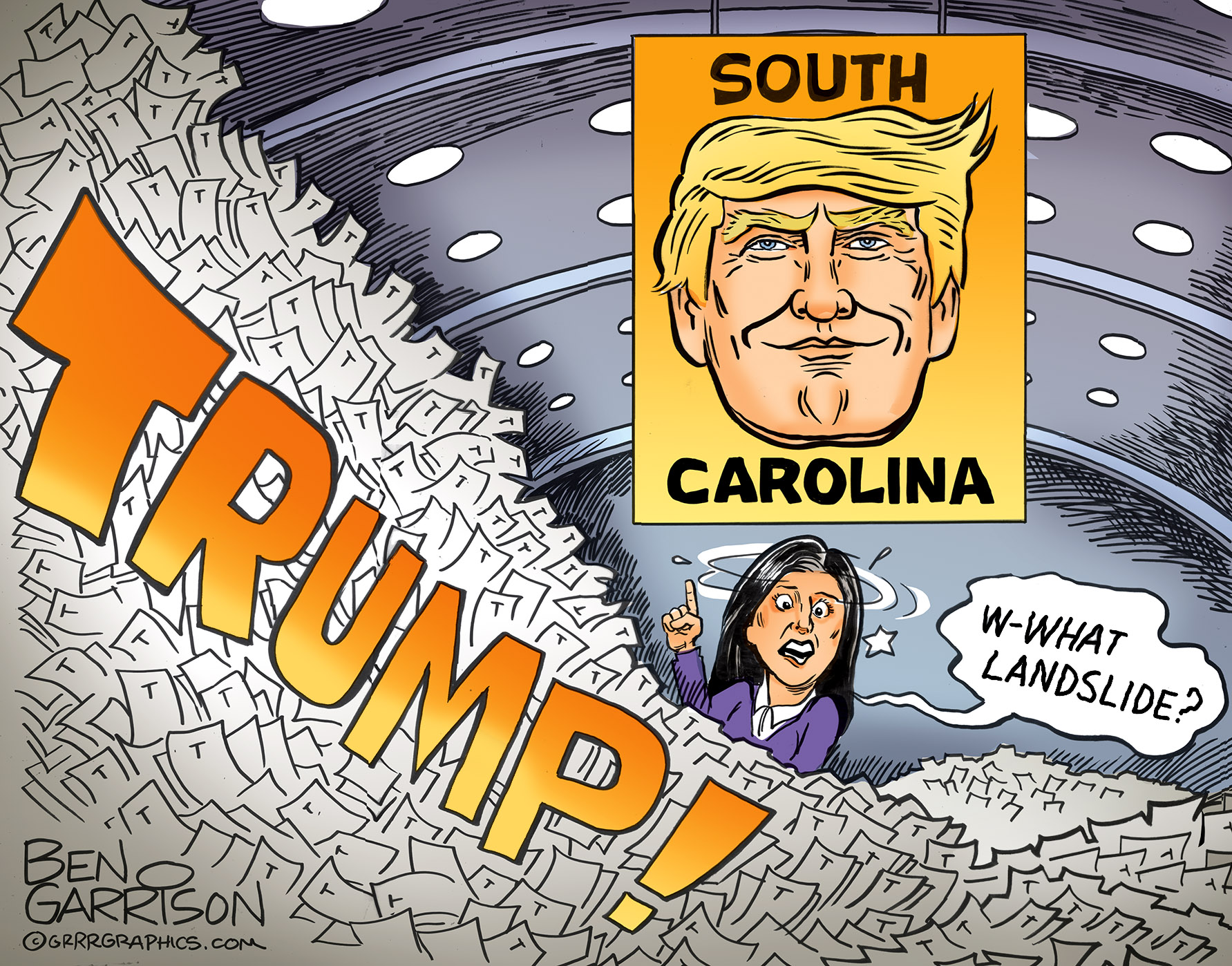 Trump South Carolina Landslide