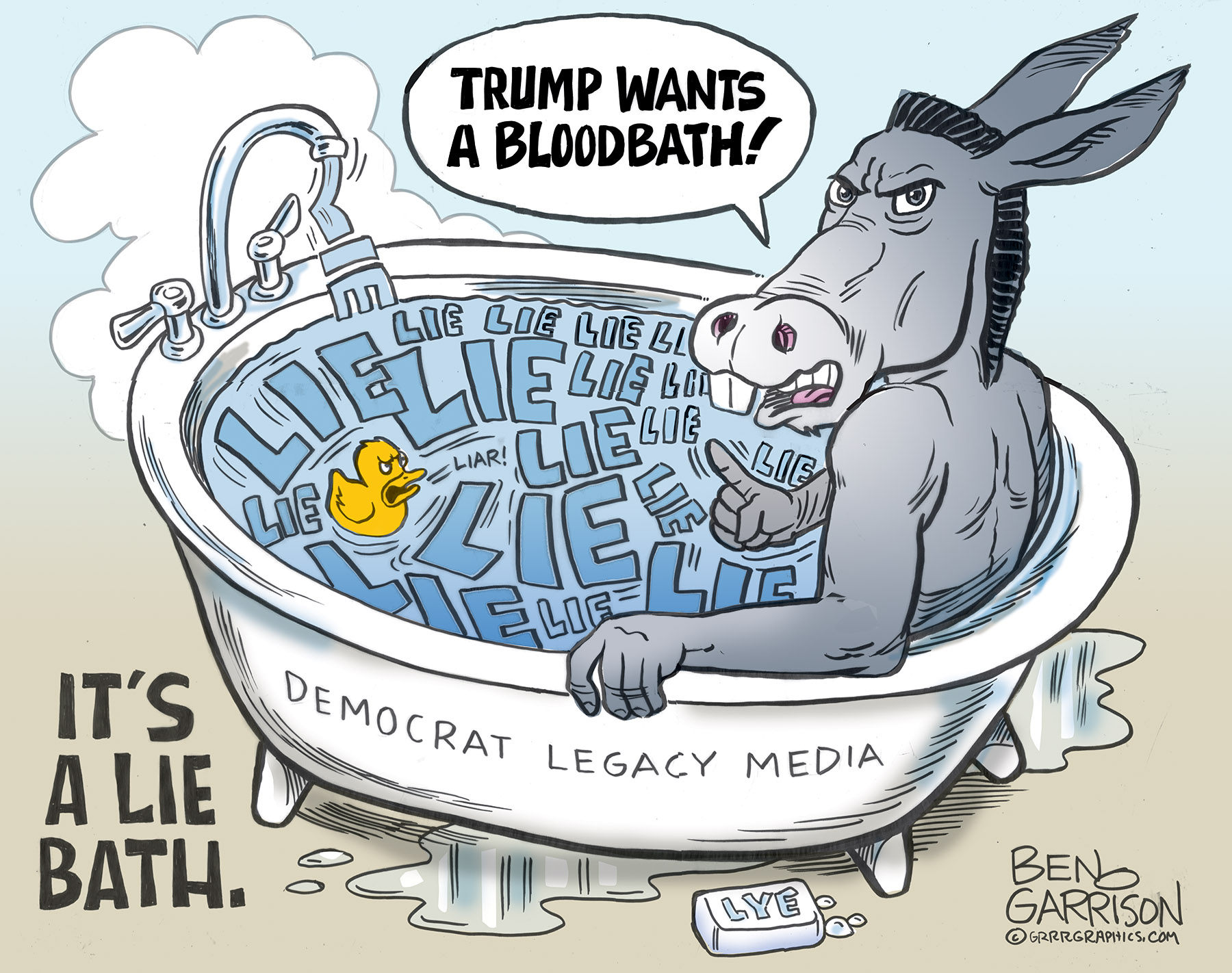 Democrats Bloodbath Lie Bath