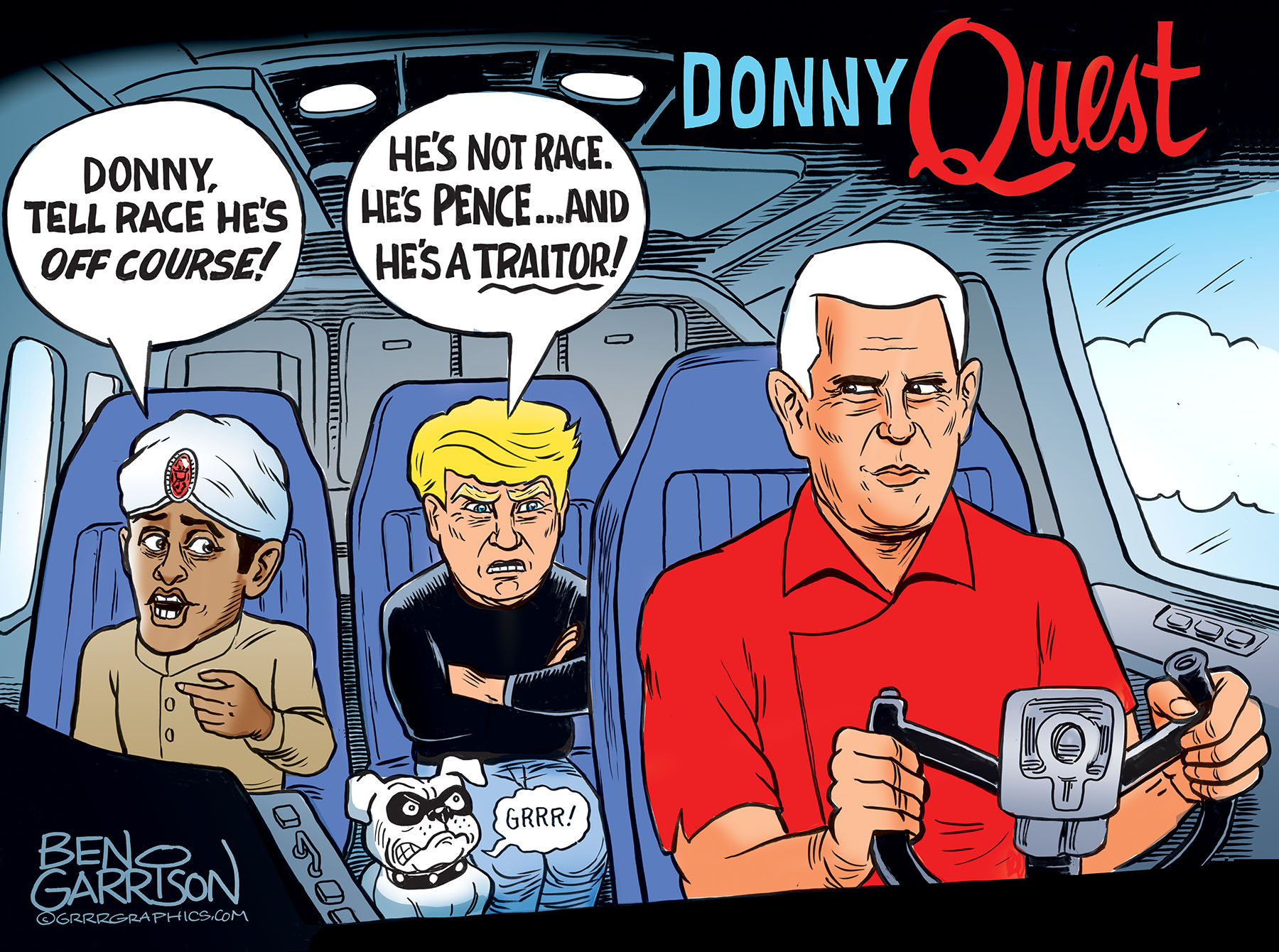 Trump Pence Donny Quest