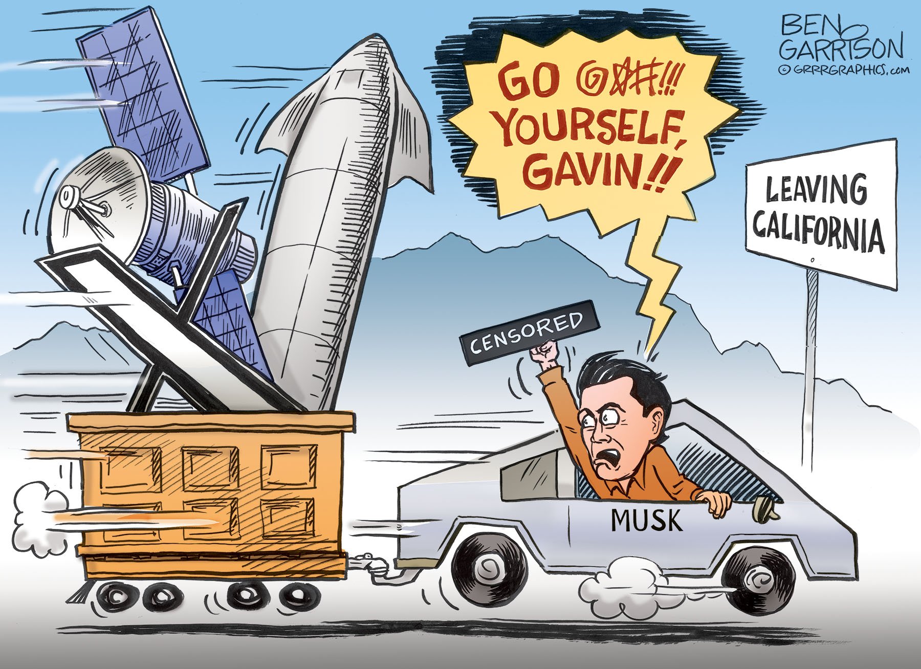 Elon Musk Leaves California
