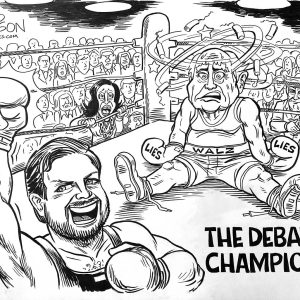 JD Vance Is A Winner Cartoon Original (Collectors Item, Rare)