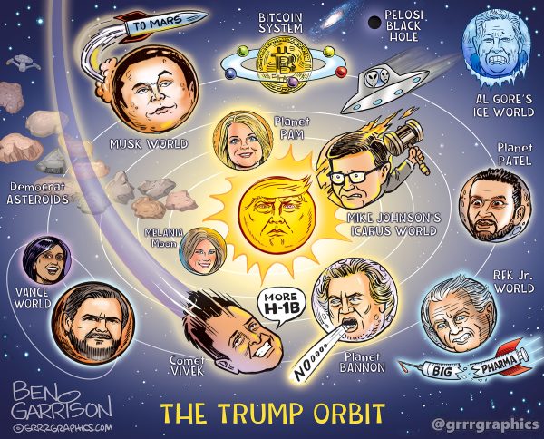 The Trump Orbit Signed Print