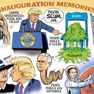 Inauguration Highlights Signed Print  