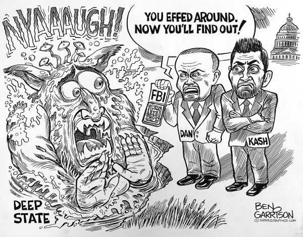 SOLD Dan Bongino Kash Patel Original Art- Collectors Item