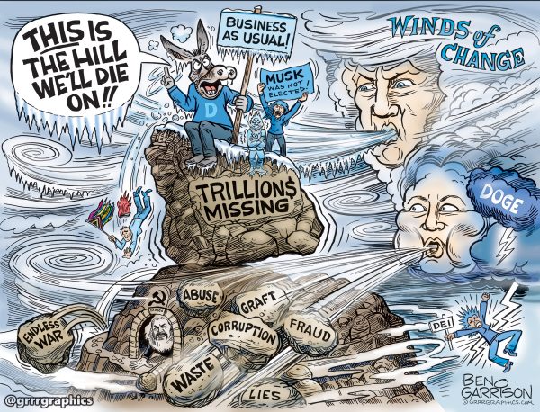Democrats Choose Their Hill To Die On Signed Print