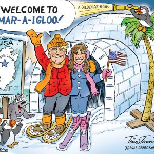 MAR-A-IGLOO Signed Print 