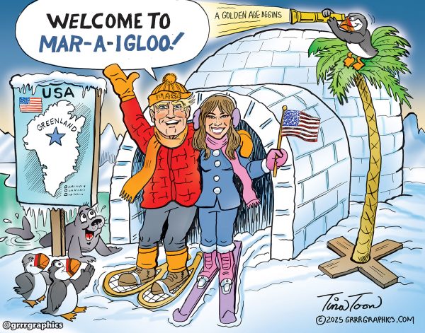 MAR-A-IGLOO Signed Print 