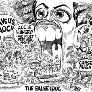 AOC False Idol Original Art- Collectors Item