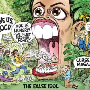 AOC False Idol Signed Print 