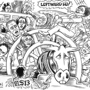 Democrats Lost at Sea-Original ART  Collectors Item