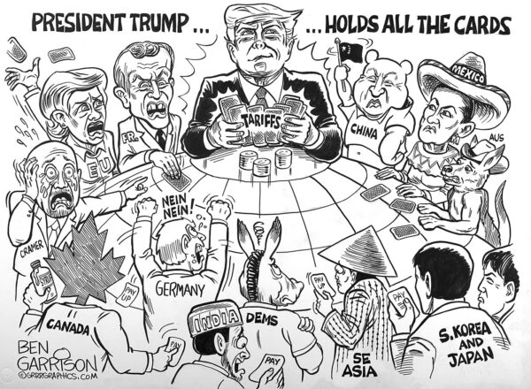 SOLD  President Trump Holds The Cards- Collectors Item