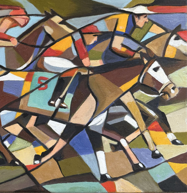 The Finish Line Oil Painting SOLD - Image 2