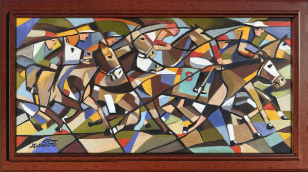 The Finish Line Oil Painting SOLD