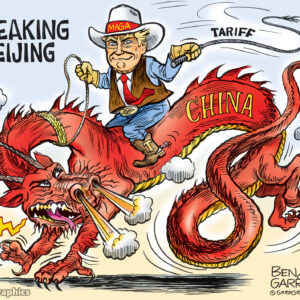 Breaking Beijing Signed Print