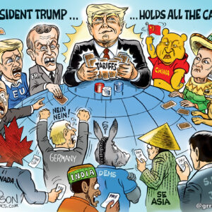 Trump Holds The Cards Limited Edition Print