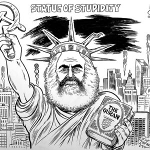 Statue Of Stupidity-New York City  Original Art