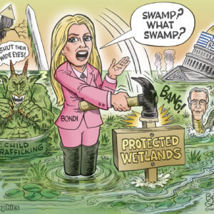 Pam Bondi Protected Wetlands Signed Print