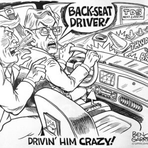 SOLD Jerome Powell Bad Driver-Ben Garrison Original Art