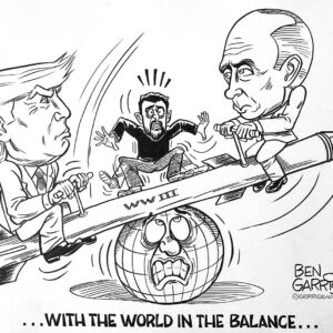 World In Balance-Ben Garrison Original Art