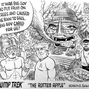 Trump Trek Original Art Collectors Item
