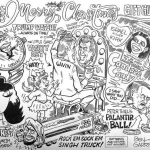 Christmas Gift Guide Original Art Collectors Item