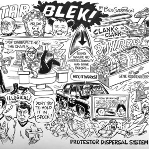 Star Fleet Learing Academy - Soros Original Art Collectors Item