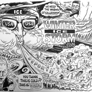 Winter ICE Storm 2026 Original Art Collectors Item