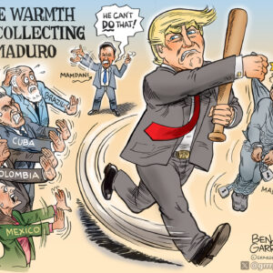 Maduro Trump Signed Print