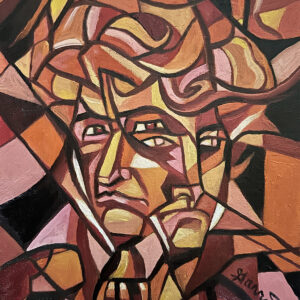SOLD “Symphony Fantastique.” Study Oil Painting Framed